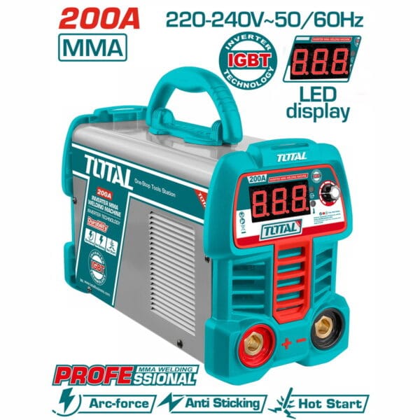 TOTAL ΕΠΑΓΓ. ΗΛΕΚΤΡΟΚΟΛΛΗΣΗ INVERTER 230V / 200A (TW220069E) - Image 1