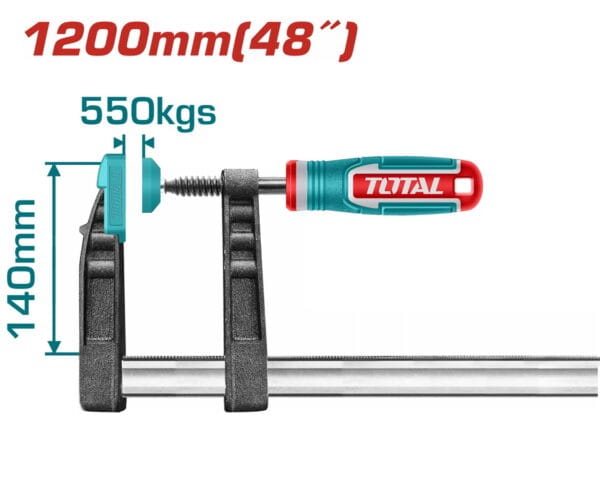 TOTAL ΕΠΑΓΓ. ΣΦΙΓΚΤΗΡΑΣ ΜΑΡΑΓΚΩΝ 140 Χ 1200mm (THT1321402) - Image 1