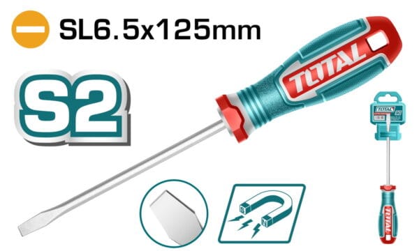 TOTAL ΕΠΑΓΓ. ΚΑΤΣΑΒΙΔΙ ΜΑΓΝΗΤΙΚΟ ΙΣΙΟ SL 6 Χ 125mm (TSDSL6125) - Image 1