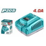 TOTAL ΕΠΑΓΓ. ΤΑΧΥΦΟΡΤΙΣΤΗΣ 4A ΓΙΑ ΜΠΑΤΑΡΙΕΣ Li-ion 20V (TFCLI20411E)