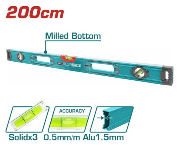 TOTAL ΕΠΑΓΓ. ΑΛΦΑΔΙ ΑΛΟΥΜΙΝΙΟΥ 200cm (TMT220028) - Image 1