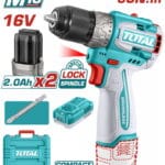 TOTAL ΕΠΑΓΓ. ΔΡΑΠ/ΒΙΔΟ ΜΠΑΤ. Li-ion 16V / 2Ah / 60Nm / 2 ΜΠΑΤ (TDLI16682)