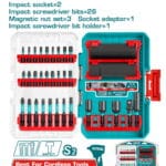 TOTAL ΕΠΑΓΓ. ΣΕΤ ΜΥΤΕΣ IMPACT 1/4" HEX 33ΤΕΜ (TACSDL63306)
