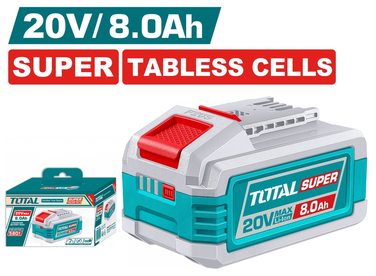TFBLI2158 TOTAL ΕΠΑΓΓ. ΜΠΑΤΑΡΙΑ Li-ion 20V / 8Ah (TFBLI2158) - Image 1
