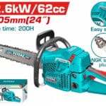 TOTAL ΕΠΑΓΓ. ΒΕΝΖ/ΝΗΤΟ ΑΛΥΣΟΠΡΙΟΝΟ 62cc / 3.5HP / 60cm (TG5622611)