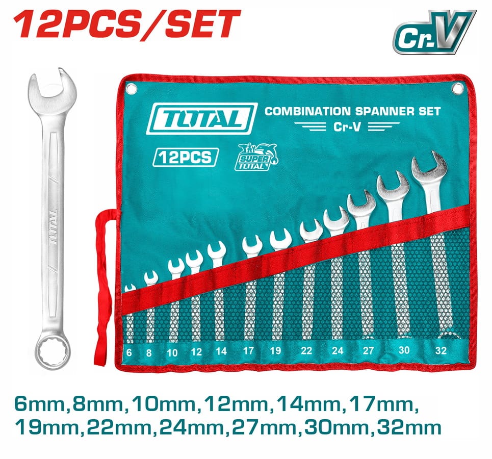 THT1022122 TOTAL ΕΠΑΓΓ. ΣΕΤ ΓΕΡΜΑΝΟΠΟΛΥΓΩΝΑ 12ΤΕΜ / 6-32mm (THT1022122) - Image 1